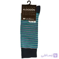 جوراب مردانه پونتو بلانکو مدل کتان آلگادون طرح دار – 599-10-74721