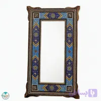 آینه قدی همراه با قاب خاتم کاری طرح تذهیب42×72