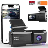 دوربین ثبت حوادث ماشین Abask 4k wifi