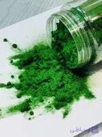 پودر مخمل سبز تیره