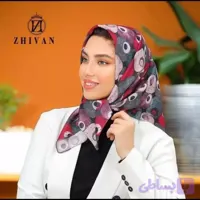 مینی اسکارف_میکس_طرحدار_برند ژیوان