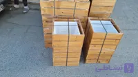 گلدان چوبی ترمووود مربعی بزرگ مدل t85ضد اب