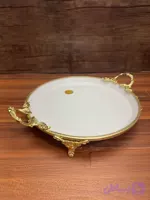 دیس چینی گرد قطر ۲۷ سانت مناسب سرو پیتزا و پیش غذا