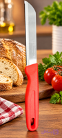 چاقو اره ای تیغ بلند آشپزی طرح زولینگن آلمان