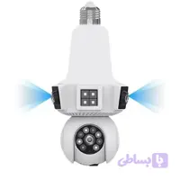 دوربین لامپی مدار بسته 3 لنز 360 درجه