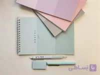 دفترچه پاستلی سیم بالا