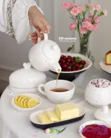 ست صبحونه خوری دو نفره سفید برند الفی