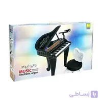 پیانو اسباب بازی بزرگ مدل 8866 با صندلی و میکروفون