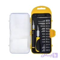 کاتر قلمی دلی مدل DL-DP1 مجموعه 16 عددی