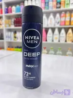 اسپری بدن ضد تعریق مردانه مدل Deep Black Carbon Darkwood