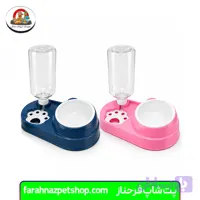 ظرف آب و غذای گربه طرح پنجه سایز 30×17 سانت 1 عددی | پت شاپ فرحناز