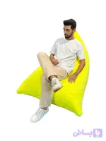مبل شنی مخملی یک نفره راحتی