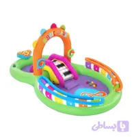 استخر بادی کودک سرسره دار طرح پیانو بست وی bestway 53117