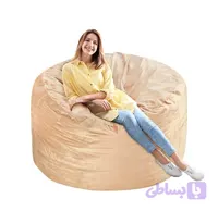 مبل شنی تک نفره راحتی طوسی