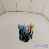 خودکار ژله ای نئونی بیسیک 12 رنگ متالیک