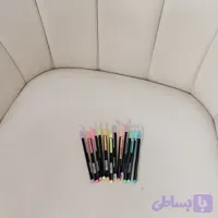 خودکار ژله ای نئونی بیسیک 12 رنگ پاستلی