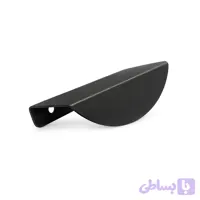 دستگیره لبه ای دو پیچ کد L530 مشکی لگاتو