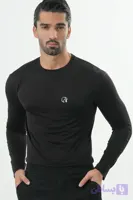 آندر اسکراب مردانه مشکی (تیشرت زیر اسکراب) (کد A0K6Q)
