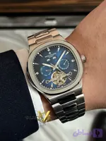 ساعت مردانه پتک فیلیپ اتوماتیک صفحه سورمه ای Patek Philippe