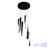 لوستر مدرن چشمه نور کد L6406/6BK