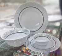 سرویس ۲۶پارچه آلاله نقره ای