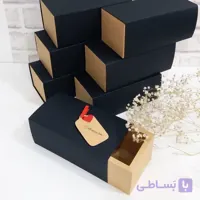 جعبه کرافت لبه دوبل با درب کشویی