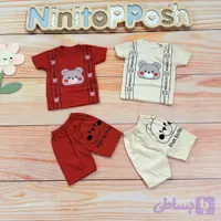 ست تیشرت شلوارک cute bear بچگانه