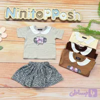 ست تیشرت شلوارک دامنی good دخترانه
