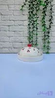 ظرف کره خوری سرامیکی گنبدی | طرح گیلاسی