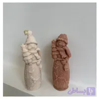 شمع ژورنالی مدل ادم برفی